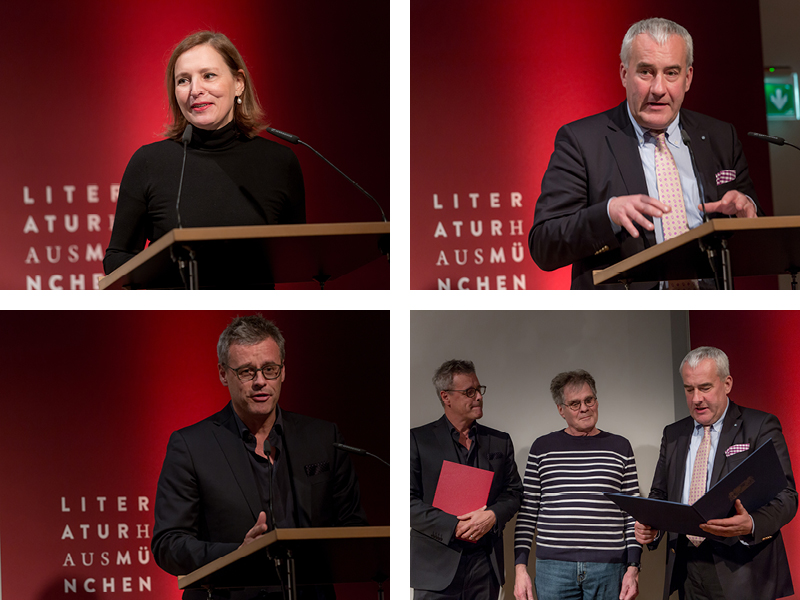 Preisverleihung im Münchner Literaturhaus